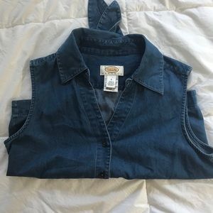 Talbots denim shirt